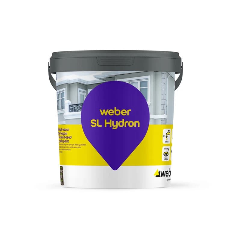 weber SL Hydron dış cephe boyası ambalajı